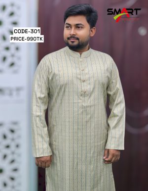 গোল্ড কালার পাঞ্জাবী <br> কোড: ৩০১