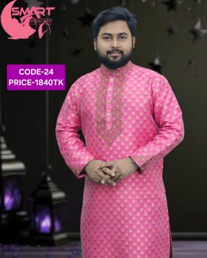 মিষ্টি কালার পাঞ্জাবী <br> কোড: ২৪