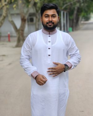 সাদা কালার পাঞ্জাবী। ৩৮ থেকে ৫৪ সাইজ <br> কোড: ২৬৮