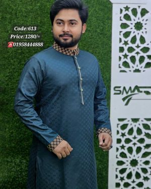 সী-গ্রীন কালার পাঞ্জাবী <br> কোড: ৬১৩