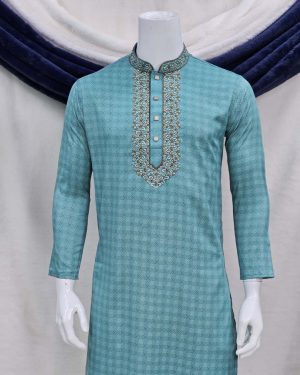 লাইট পেষ্ট কালার পাঞ্জাবী। কোড: ৫১২