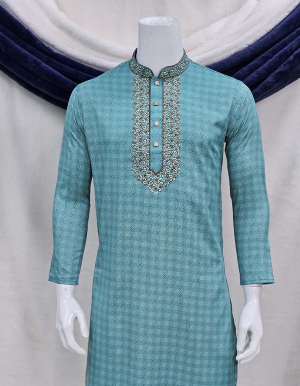 লাইট পেষ্ট কালার পাঞ্জাবী। কোড: ৫১২
