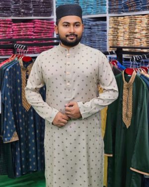 হালকা বাদামী কালার পাঞ্জাবী <br> কোড: ৫৩৩