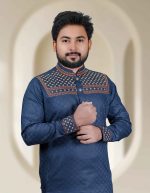নেভি ব্লু কালার পাঞ্জাবী। কোড: ১২৩